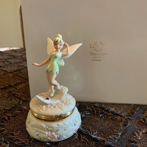 Disney Classics Lenox Tinkerbell Anniversary Treasure Box 6131098 Limited Ed.